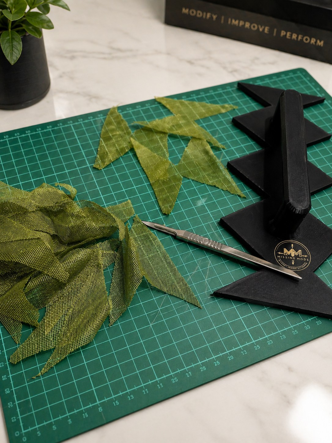 3D sniper cotton cutting stencil (bow)